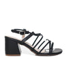 Sandalia tacon negro para mujer Q113-Z471