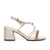 Sandalia tacon champaña para mujer Q117-Z471