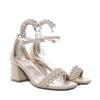Sandalia tacon arena para mujer Q121-Z471