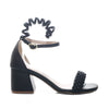 Sandalia tacon negro para mujer Q121-Z471