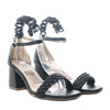 Sandalia tacon negro para mujer Q121-Z471