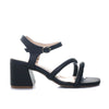 Sandalia tacon negro para mujer Q168-Z471