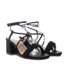 Sandalia tacon negro para mujer Q173-Z471