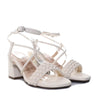 Sandalia tacon talco para mujer Q173-Z471
