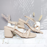 Sandalia tacon arena para mujer Q203-Z471