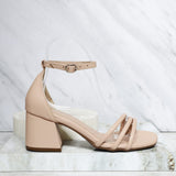 Sandalia tacon nude para mujer Q264-Z471
