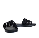Sandalia plana negro para mujer S604-Z438