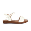 Sandalia plana talco para mujer S613-Z438