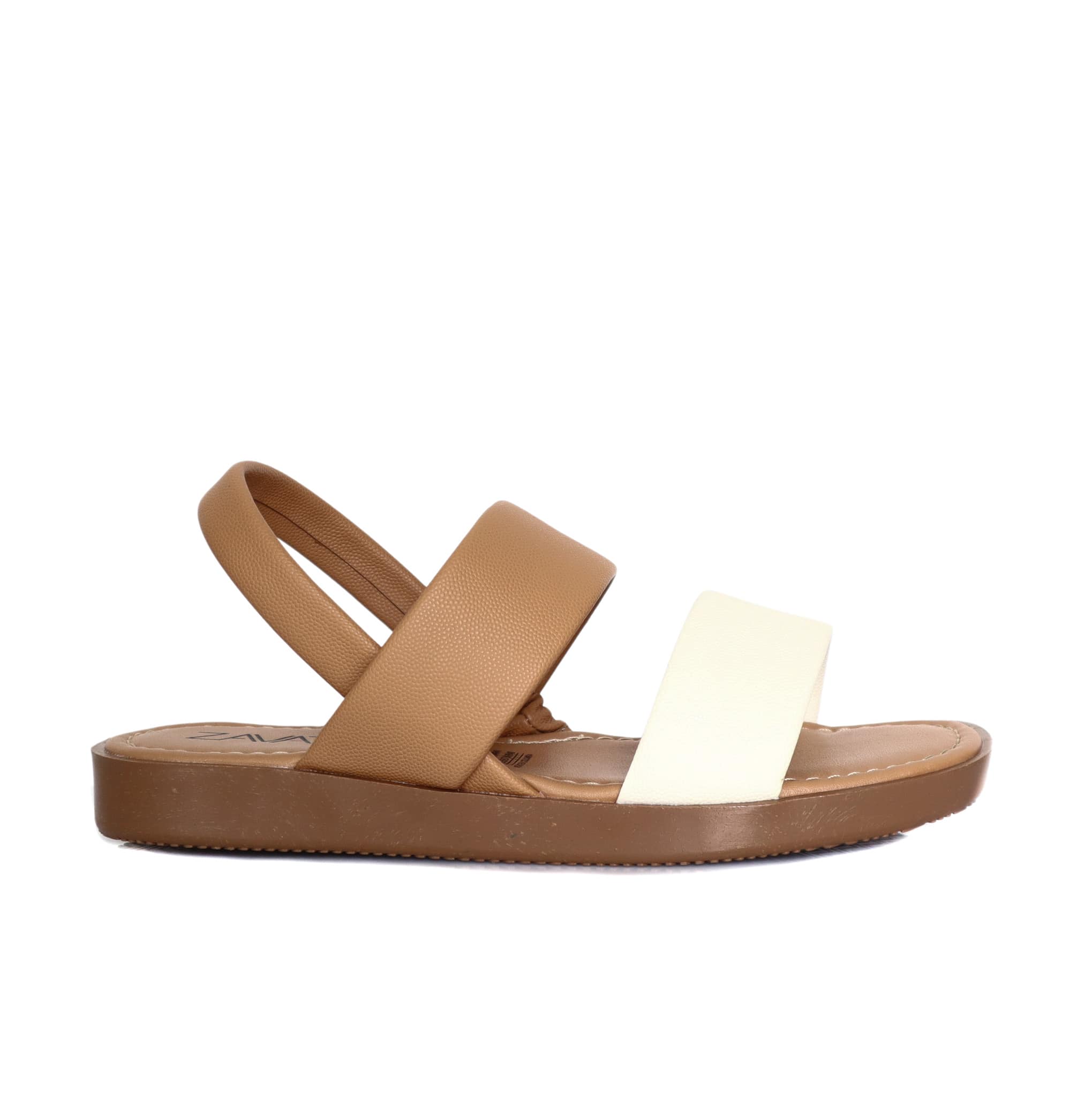 Sandalia plana amarettocombinado para mujer S619-Z438