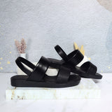 Sandalia plana negro para mujer S630-Z438