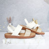 Sandalia plana talco para mujer S630-Z438