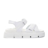 Sandalia plana blanco para mujer TABICHOTA