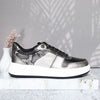 Tenis negro x plomo para mujer TAC946