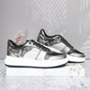 Tenis negro x plomo para mujer TAC946