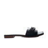 Sandalia plana negro para mujer V-H9-Z84