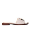 Sandalia plana talco para mujer V241-Z84