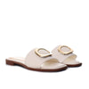 Sandalia plana talco para mujer V241-Z84