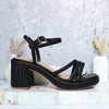 Sandalia plana negro para mujer V570-Z84