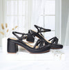 Sandalia tacon negro para mujer V747-Z84