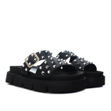 Plataforma baja negro para mujer V857-Z84