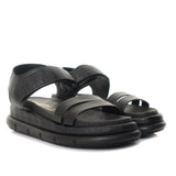 Sandalia plana negro para mujer V863-Z84