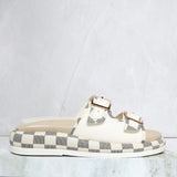 Sandalia canoa beige para mujer V941-Z84