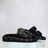 Sandalia canoa negro para mujer V941-Z84