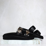 Sandalia canoa negro para mujer V955-Z84