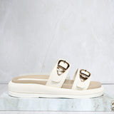 Sandalia canoa talco para mujer V955-Z84