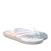 Sandalia plana blanco x transparente para mujer VT25483