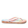 Sandalia plana nude x colores para mujer VT25483