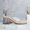 Sandalia tacon nude para mujer W05-Z471