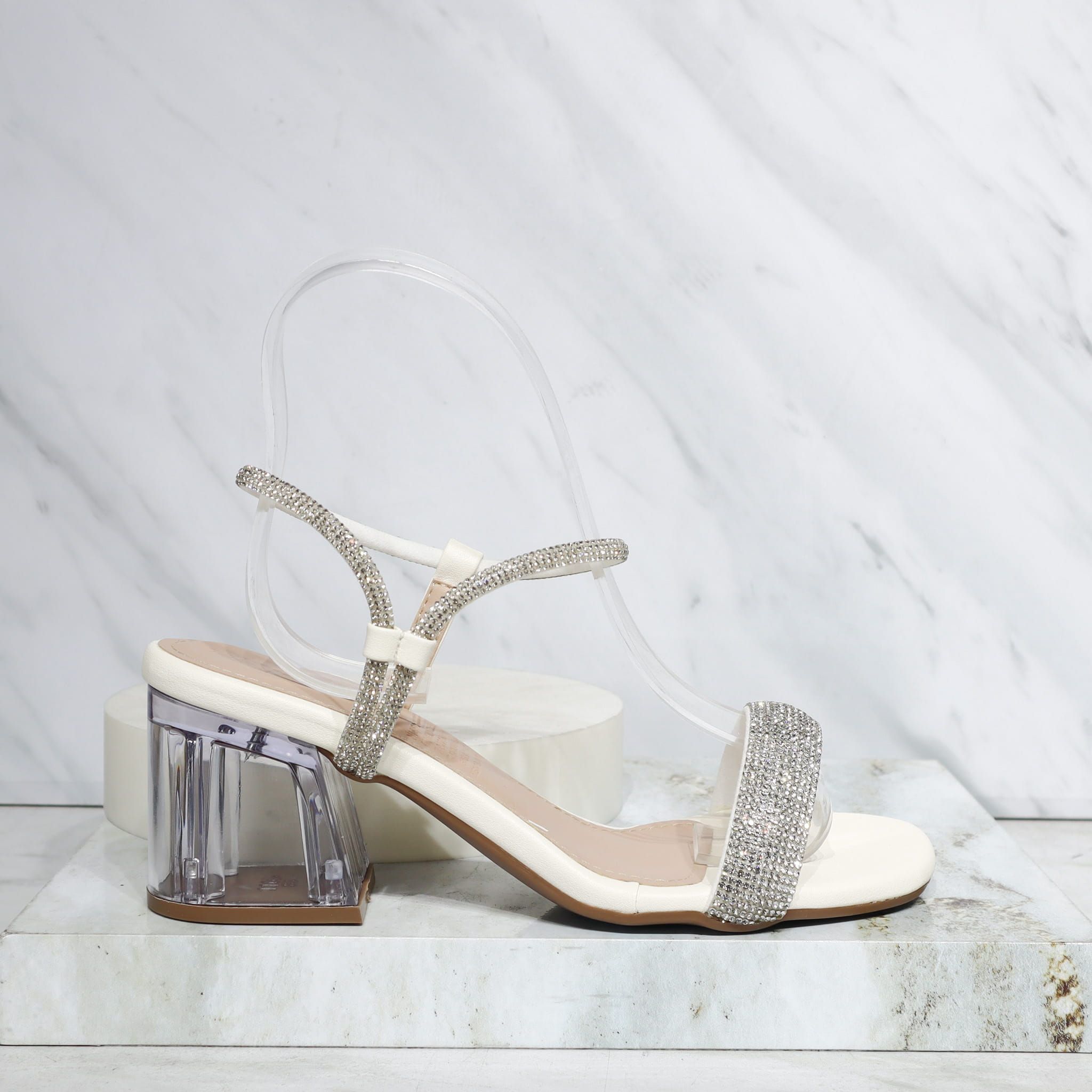 Sandalia tacon talco x murano para mujer W30-Z471