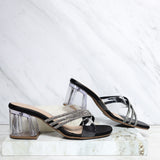 Sandalia tacon negro x murano para mujer W50-Z471