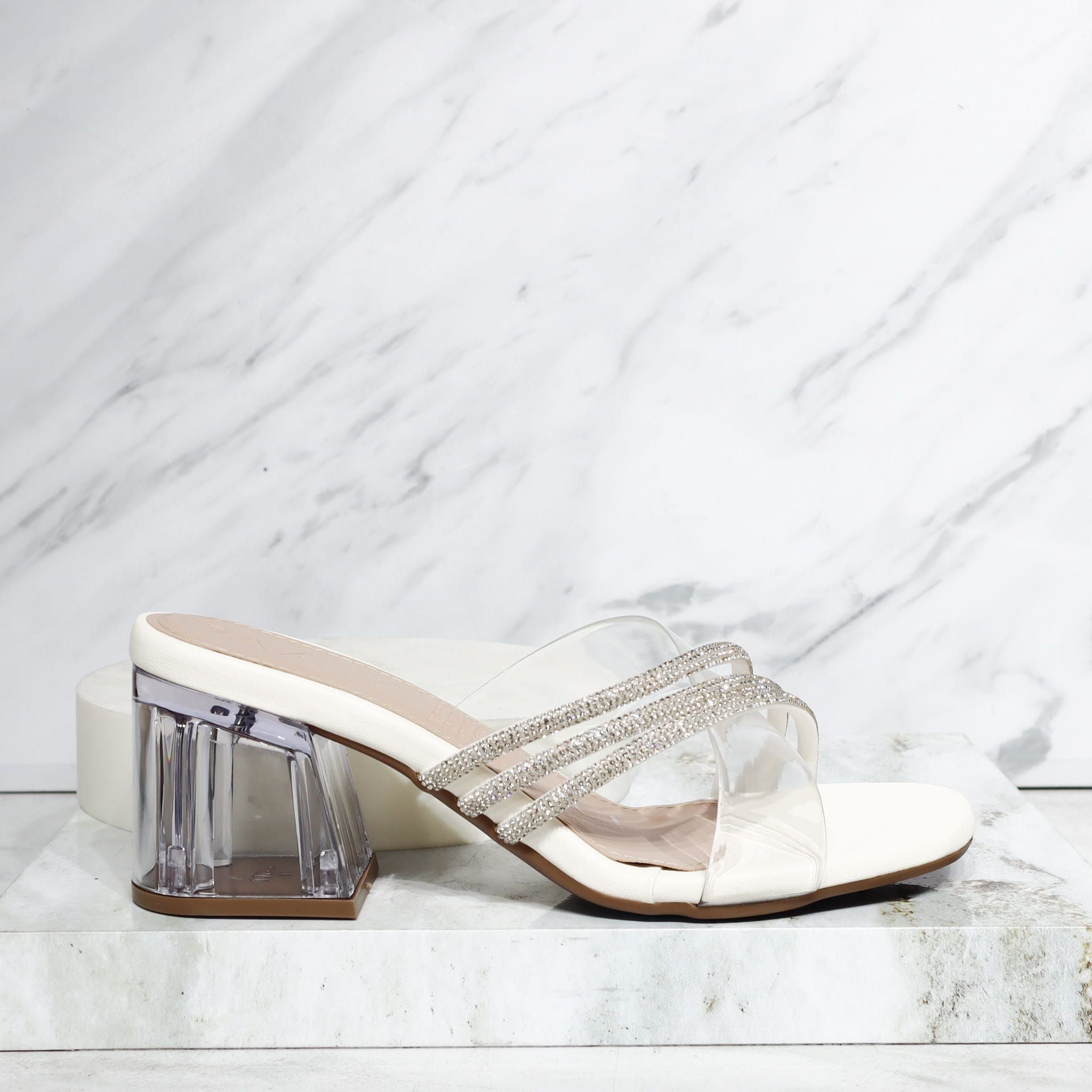 Sandalia tacon talco x murano para mujer W50-Z471