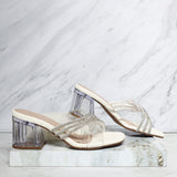 Sandalia tacon talco x murano para mujer W50-Z471