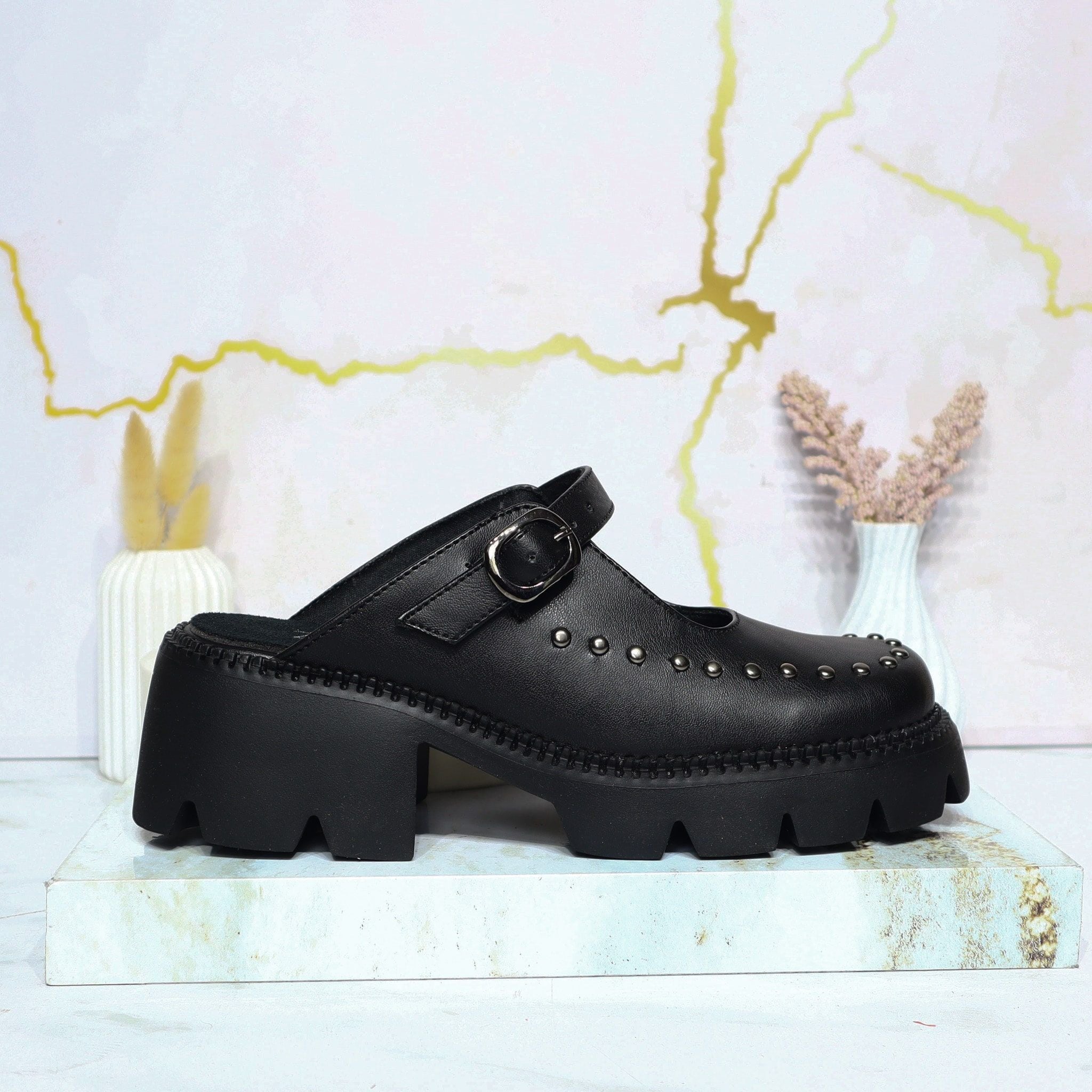 Zueco negro para mujer SUECO1-Z482