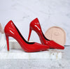 Tacon rojo charol para mujer 01-Z601