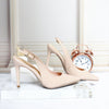 Tacon nude charol para mujer 046-Z601