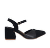 Tacon negro nobuck x negro para mujer 235-1-Z610