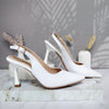 Tacon blanco charol para mujer 2577-Z134