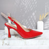 Tacon rojo charol para mujer 2577-Z134