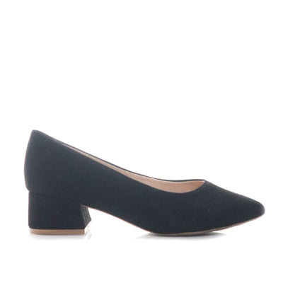 Tacon negro nobuck para mujer 3009-Z148