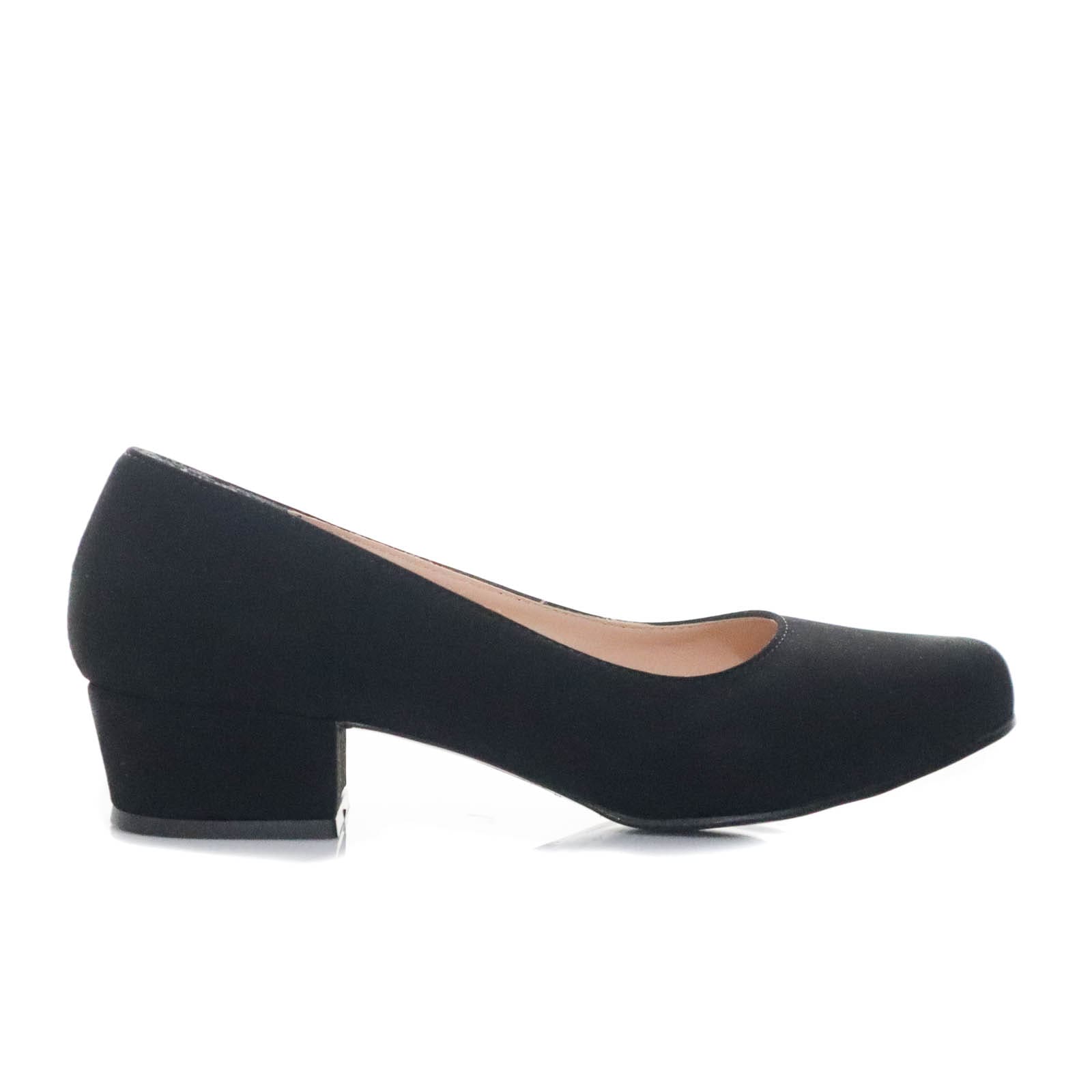 Tacon negro nobuck para mujer 3050-Z461