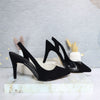 Tacon negro nobuck para mujer 537-Z191
