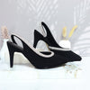 Tacon negro nobuck para mujer 538-Z191
