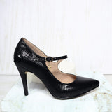 Tacon 7 1/2 negro para mujer H-849-Z170