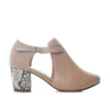 Tacon capuchino cuero para mujer H-MILENA