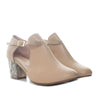 Tacon capuchino cuero para mujer H-MILENA