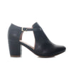Tacon negro cuero para mujer H-MILENA